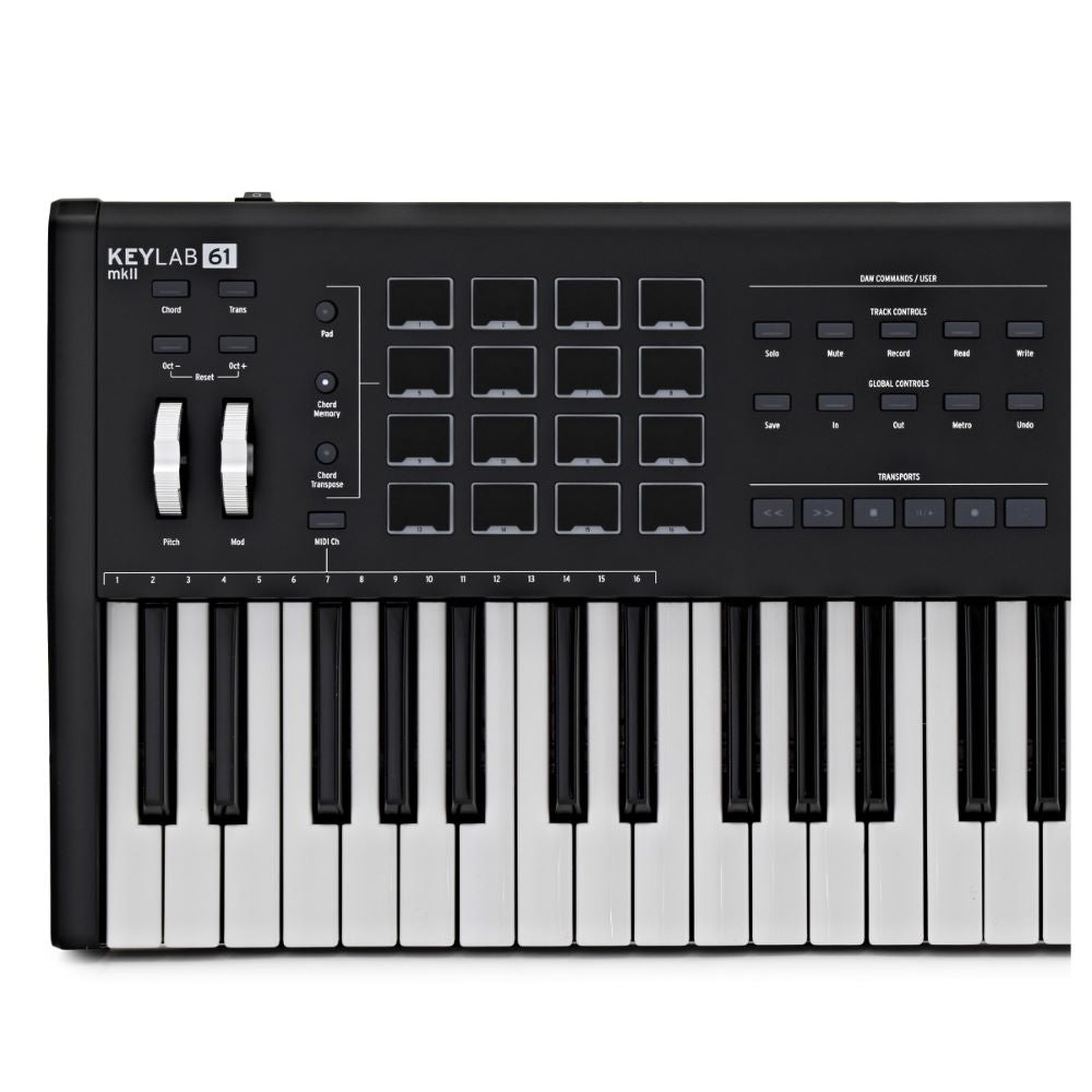 Arturia Keylab 61 MKII - Professional MIDI Controller - Black