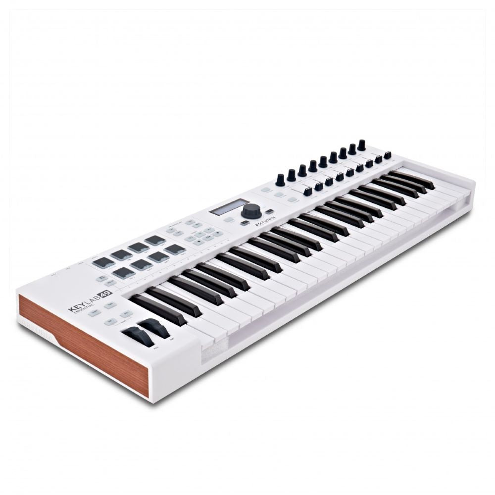 Arturia Keylab Essential 49 - MIDI Keyboard Controller - White
