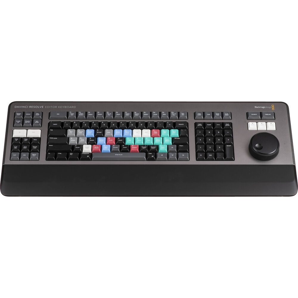 Blackmagic Design DaVinci Resolve Editor Keyboard with Resolve Software