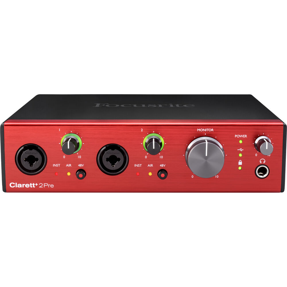 Focusrite Clarett+ 2Pre USB-C Audio/MIDI Interface
