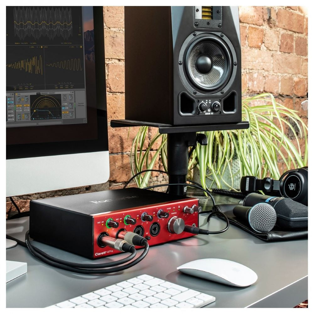 Focusrite Clarett+ 4Pre USB-C Audio/MIDI Interface