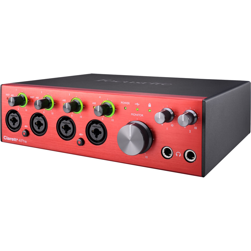 Focusrite Clarett+ 4Pre USB-C Audio/MIDI Interface