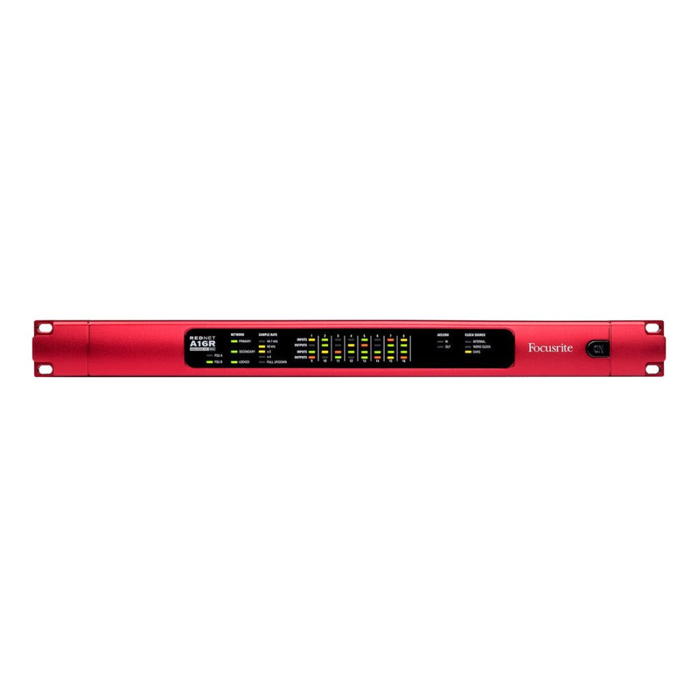 Focusrite RedNet A16R MkII - 16x16 Analogue I/O With Independent Level Control