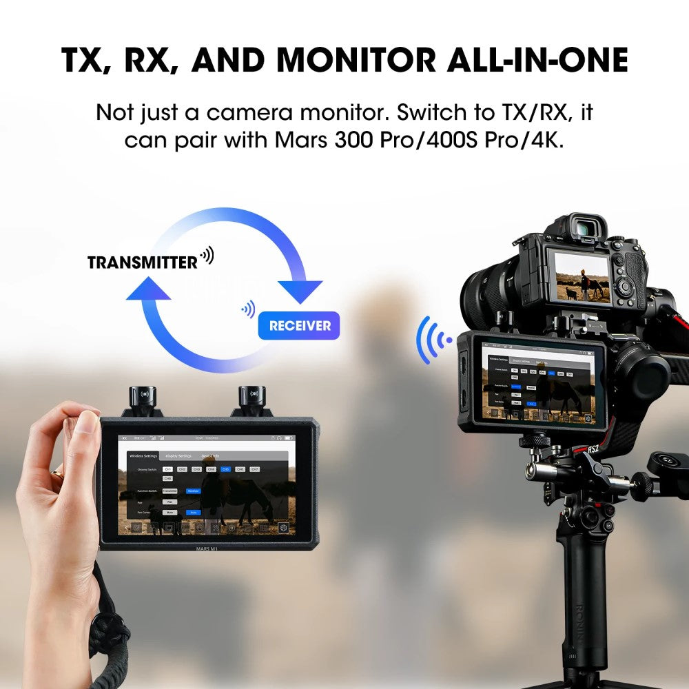 Hollyland Mars M1 Duo 5.5" Wireless Transceiver Monitor