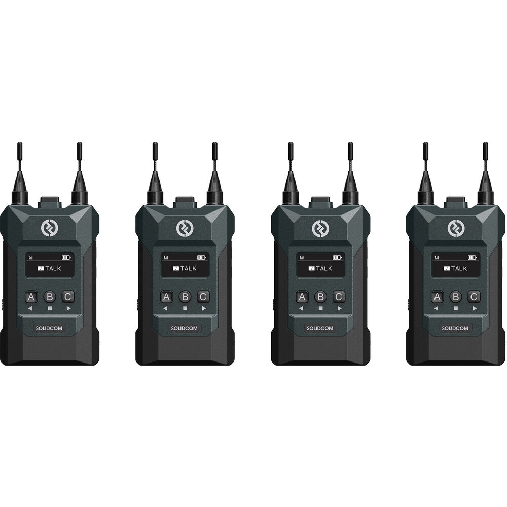 Hollyland Solidcom M1 Full-Duplex Wireless Intercom Headset System (4 Beltpack)