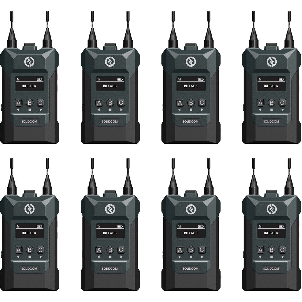 Hollyland Solidcom M1 Full-Duplex Wireless Intercom Headset System (8 Beltpack)