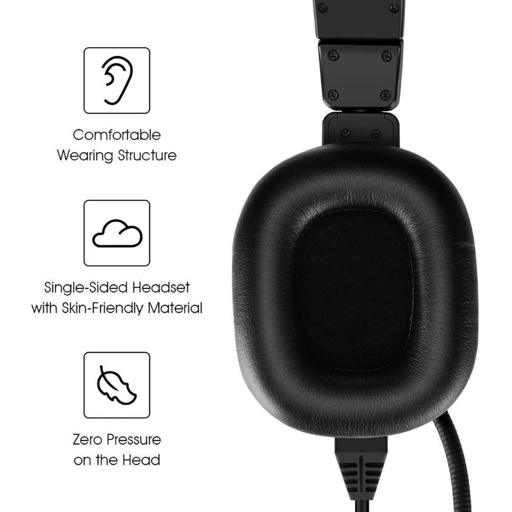 Hollyland Solidcom M1 Full-Duplex Wireless Intercom Headset System (4 Beltpack)