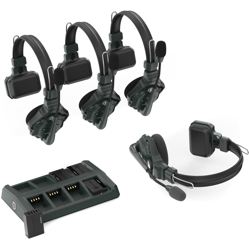 Hollyland Solidcom C1-4S Full-Duplex Wireless Intercom Headset System