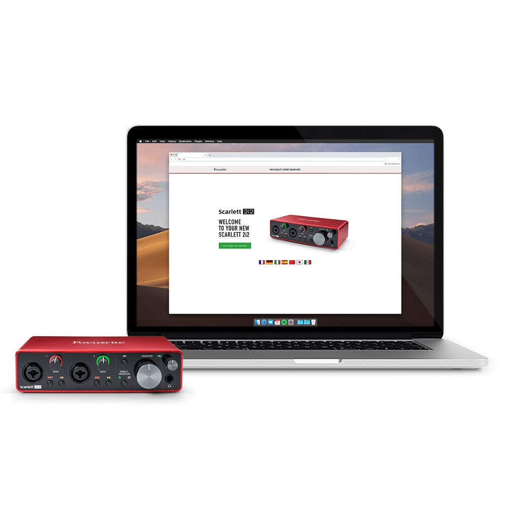 Focusrite Scarlett 2i2 3rd Gen USB Audio Interface