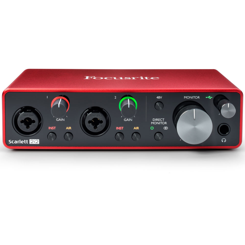 Focusrite Scarlett 2i2 Studio 3rd Gen Recording Bundle