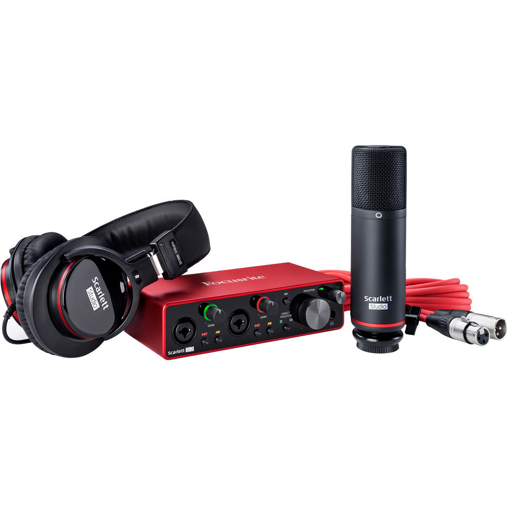 Focusrite Scarlett 2i2 Studio 3rd Gen Recording Bundle