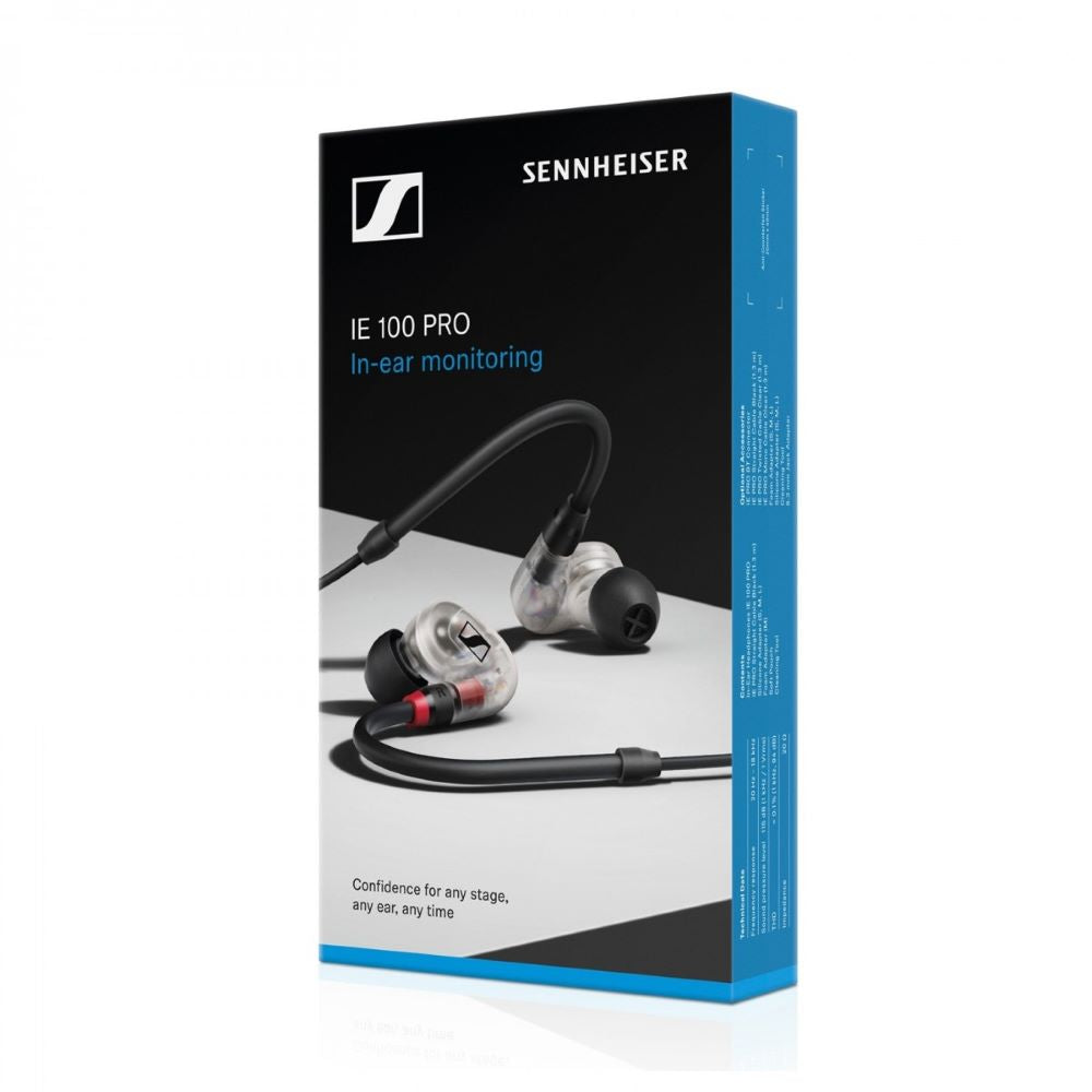 Sennheiser IE 100 PRO In-Ear Monitoring Headphones (Clear)