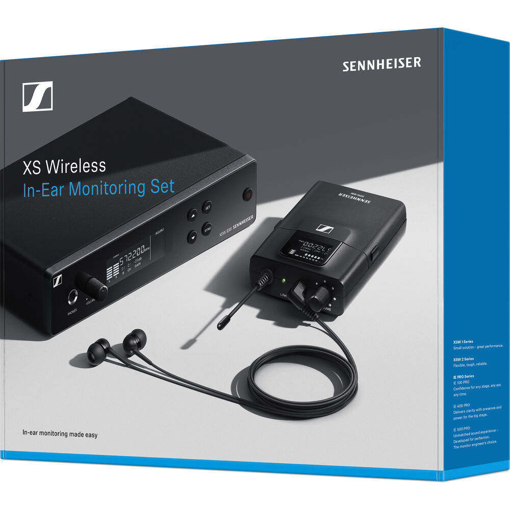 Sennheiser XS Wireless IEM Set - (C Band 662-686 MHz)
