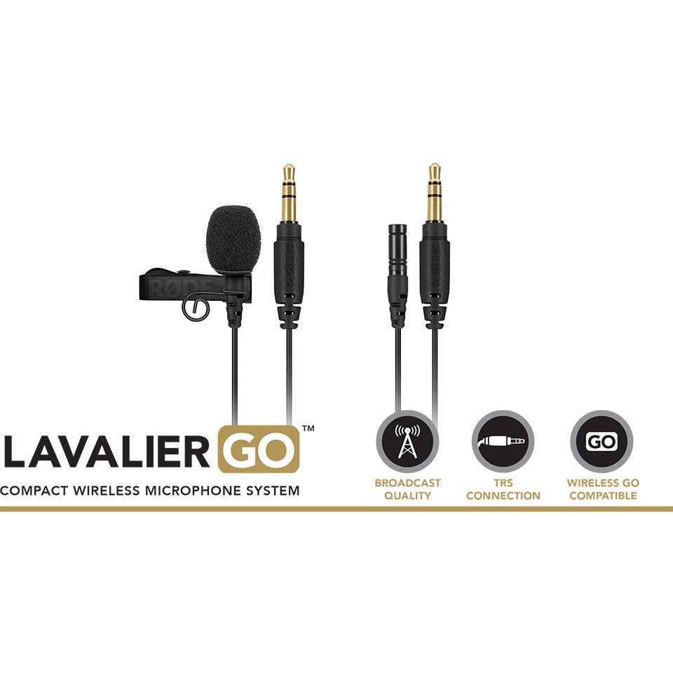 RØDE Lavalier GO Professional Wearable Microphone