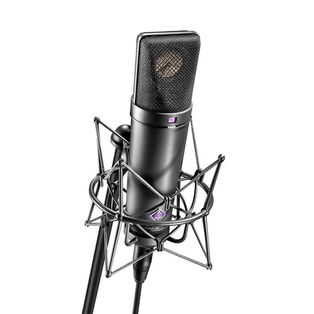 Neumann U87 Ai Matte Black Studio Set with Mogami 5 meter cable