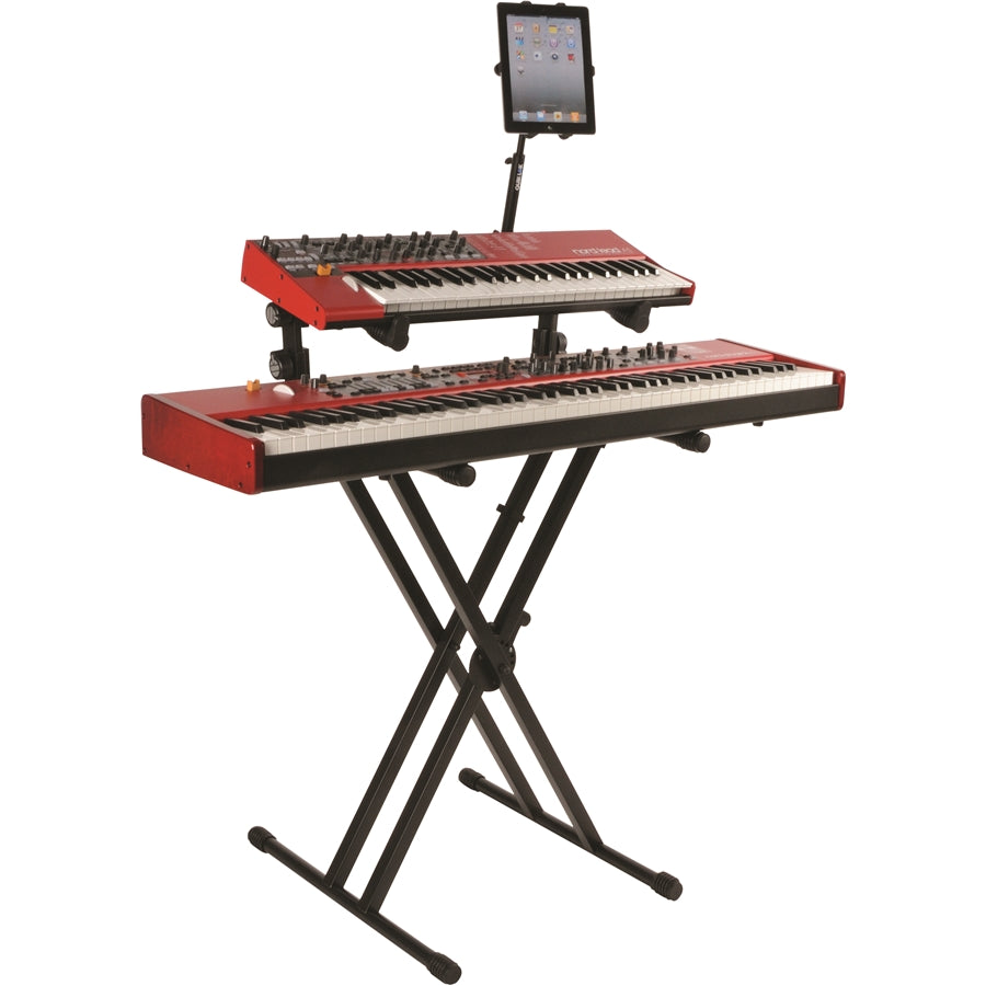 Quiklok QL642 Two-Tier Heavy-Duty Keyboard Stand