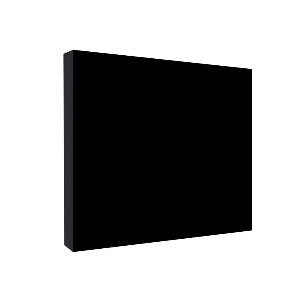 ASR Acoustics - Black sound absorption panel 1200 X 1200mm