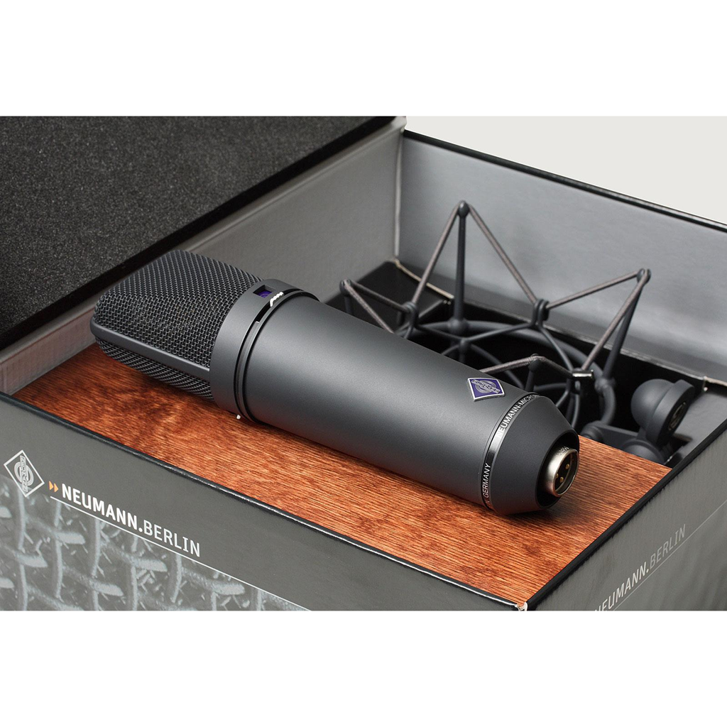 Neumann U87 Ai Matte Black Studio Set with Mogami 5 meter cable