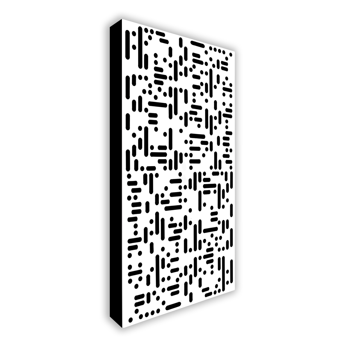 Premium Sound absorption panel with white 2D scatter plate