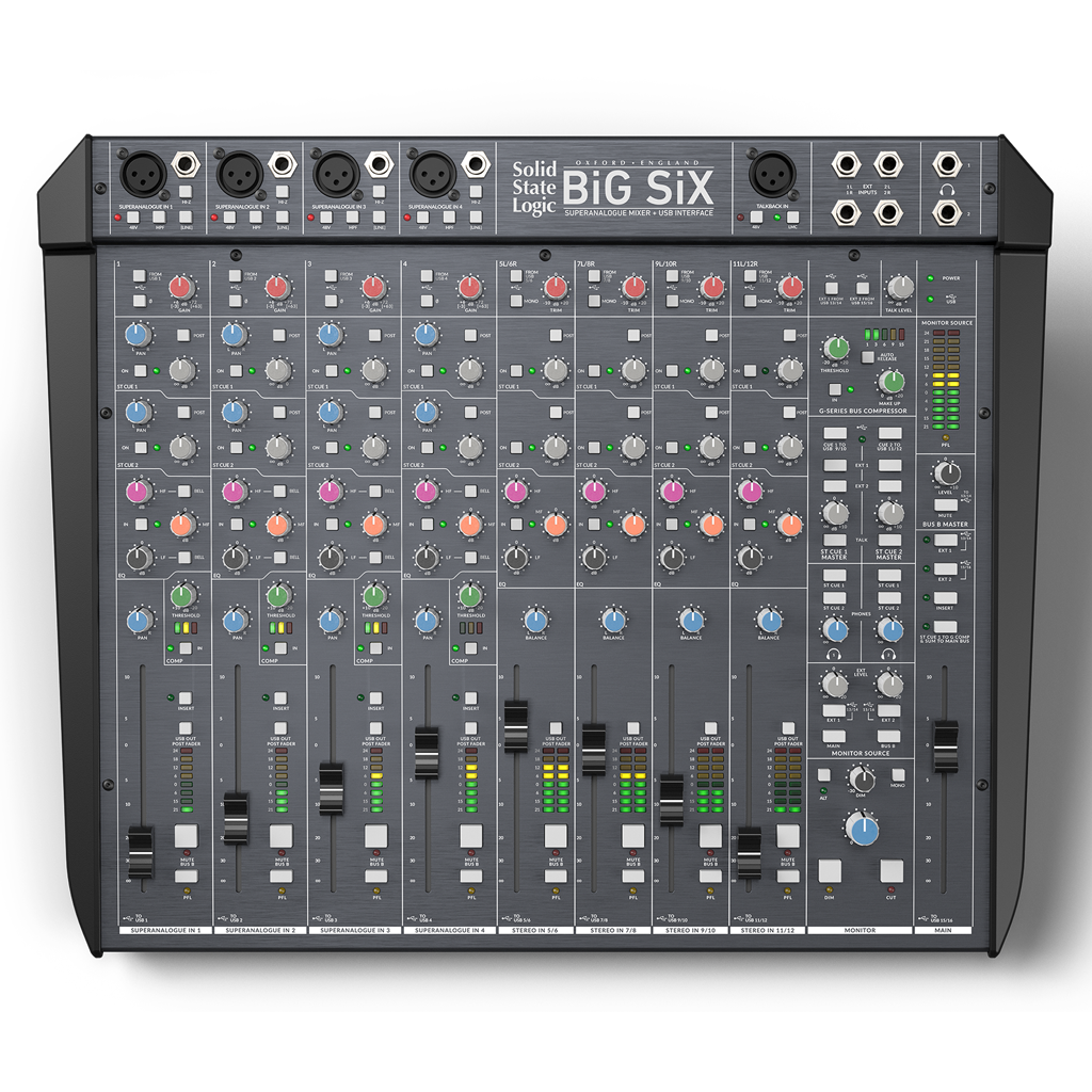 Solid State Logic BiG SiX Desktop Analog Mixer and Interface