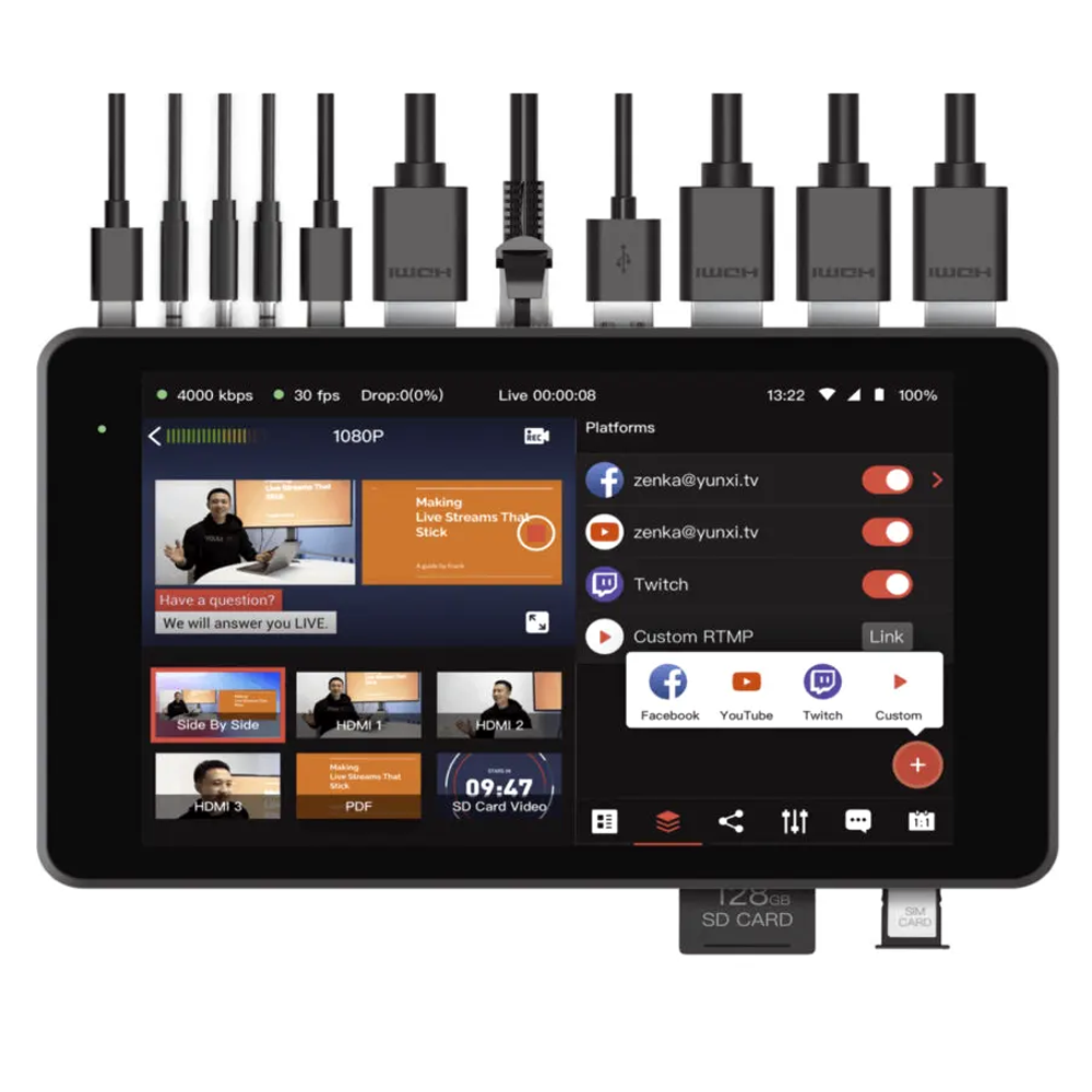 ビデオカメラ YoloBox Pro Amazon.co.jp: YoloLiv YoloBox Pro, オールインワンポータブル