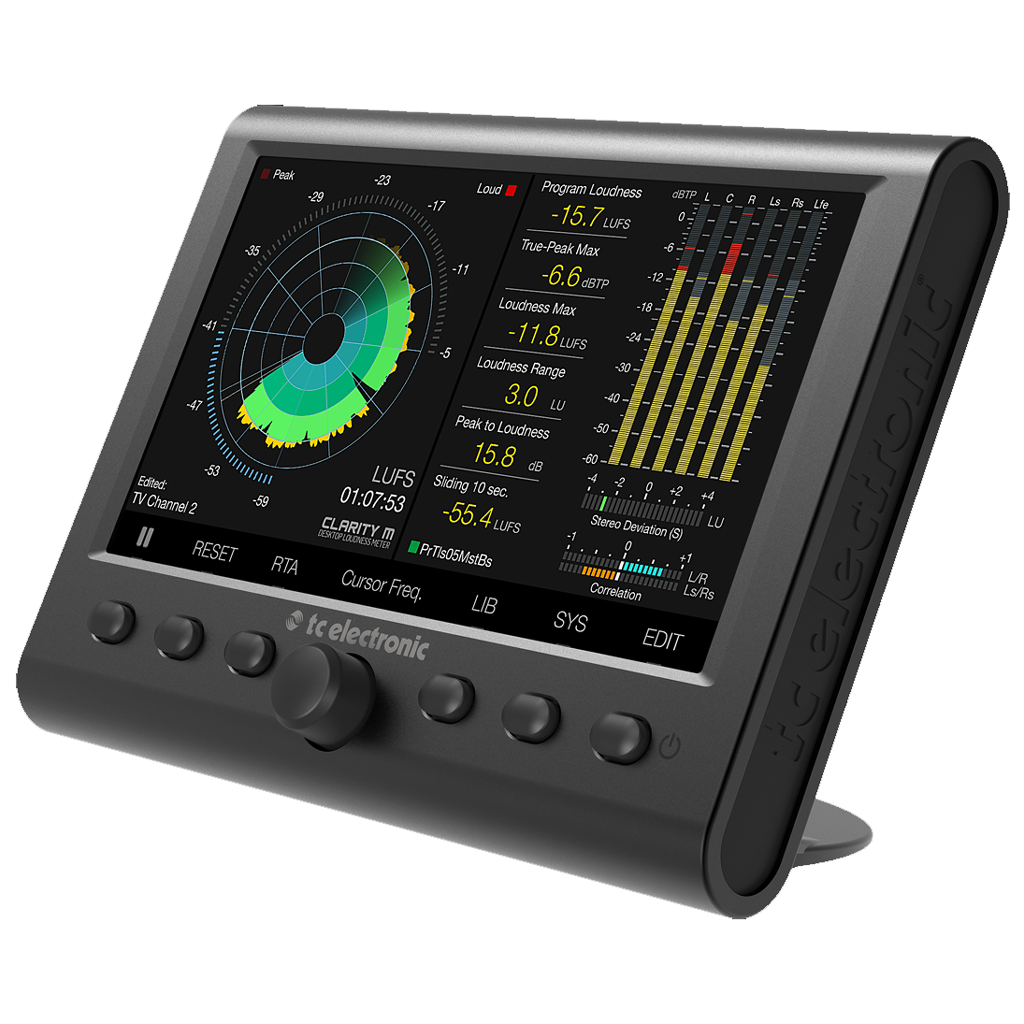 TC Electronic Clarity M V2 Stereo and 5.1 Audio Loudness Meter