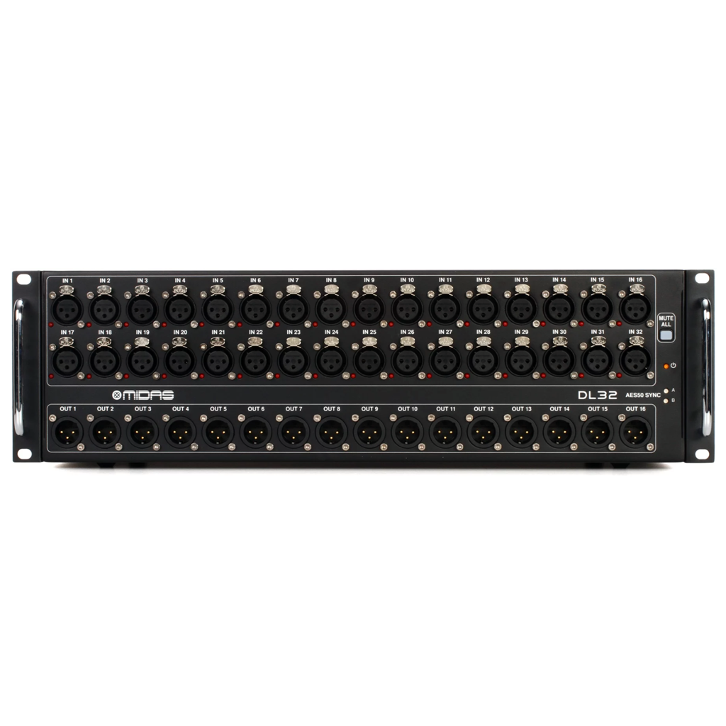 Midas M32R Live Digital Mixer with DL32 Stage Box Bundle