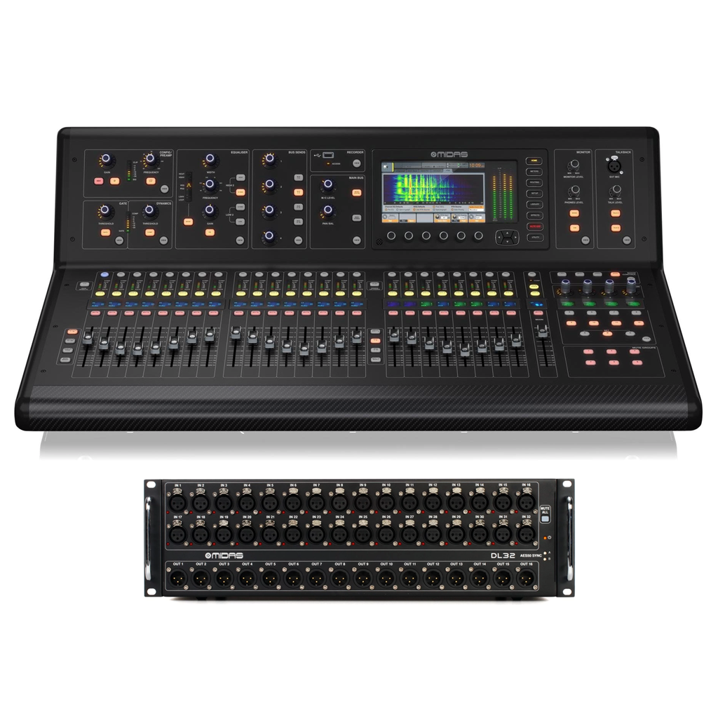 Midas M32 Live + DL32 Stage Box Bundle