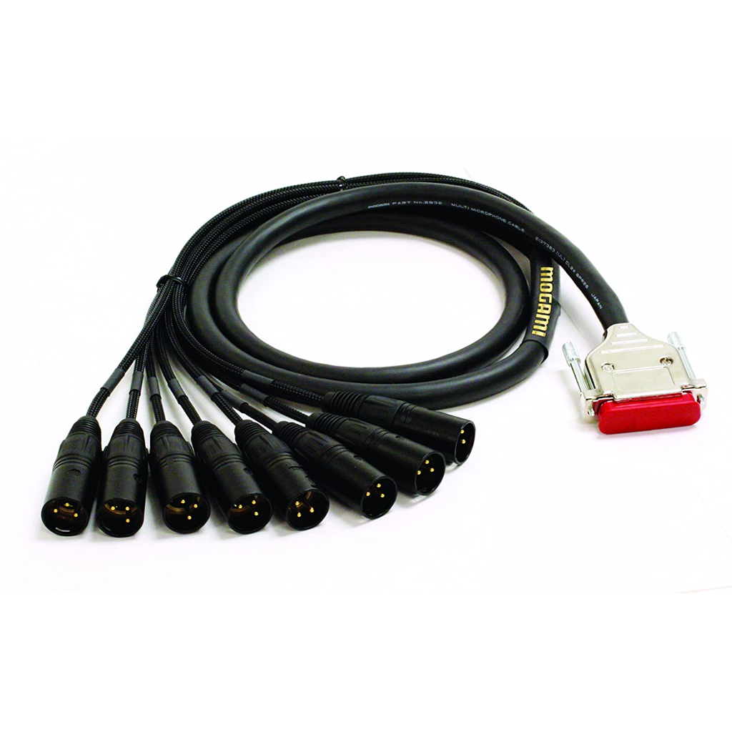 Mogami 8-Channel DB25 to XLR-M Analog Audio Cable - 4 Meter Mogami 8-Channel DB25 to XLR-M Analog Audio Cable - 4 Meter