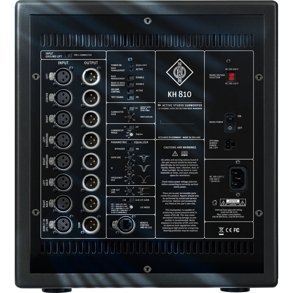 Neumann KH 810 Active Studio Subwoofer
