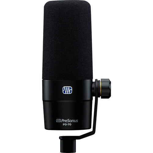 PreSonus PD-70 Broadcast Microphone with WA-MBA Boom arm