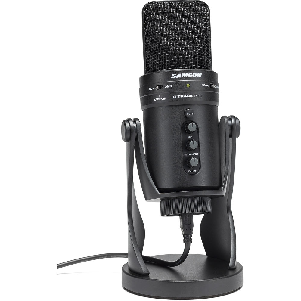 Samson G-Track Pro USB Microphone with Built-In Audio Interface