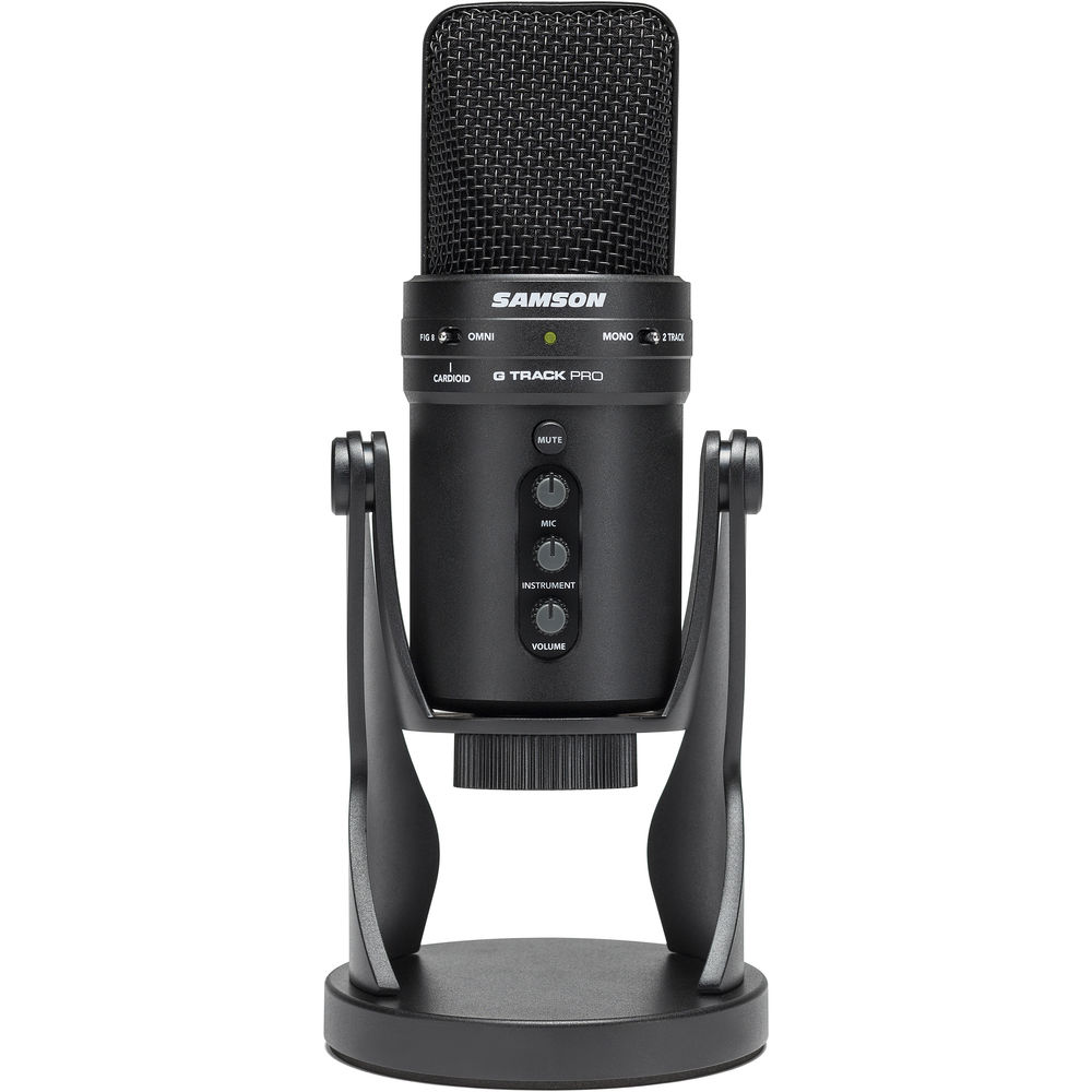 Samson G-Track Pro USB Microphone with Built-In Audio Interface