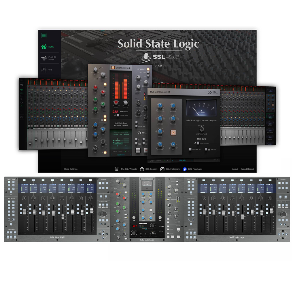 Solid State Logic UC1 & UF8 Controller Bundle 2