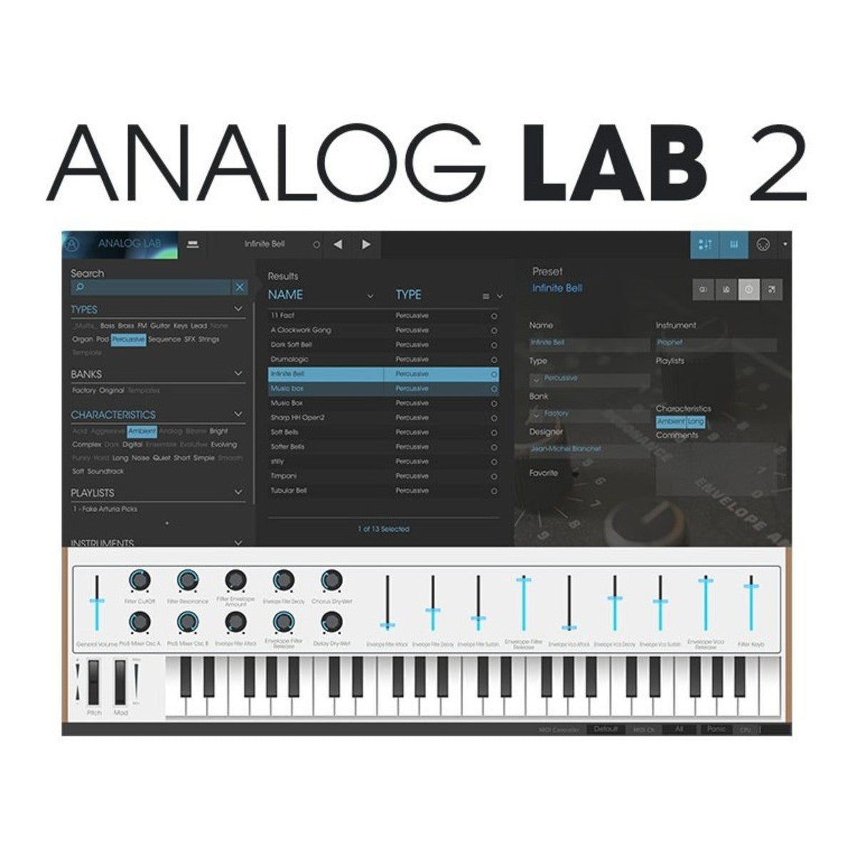 Arturia Keylab Essential 49 - MIDI Keyboard Controller - White