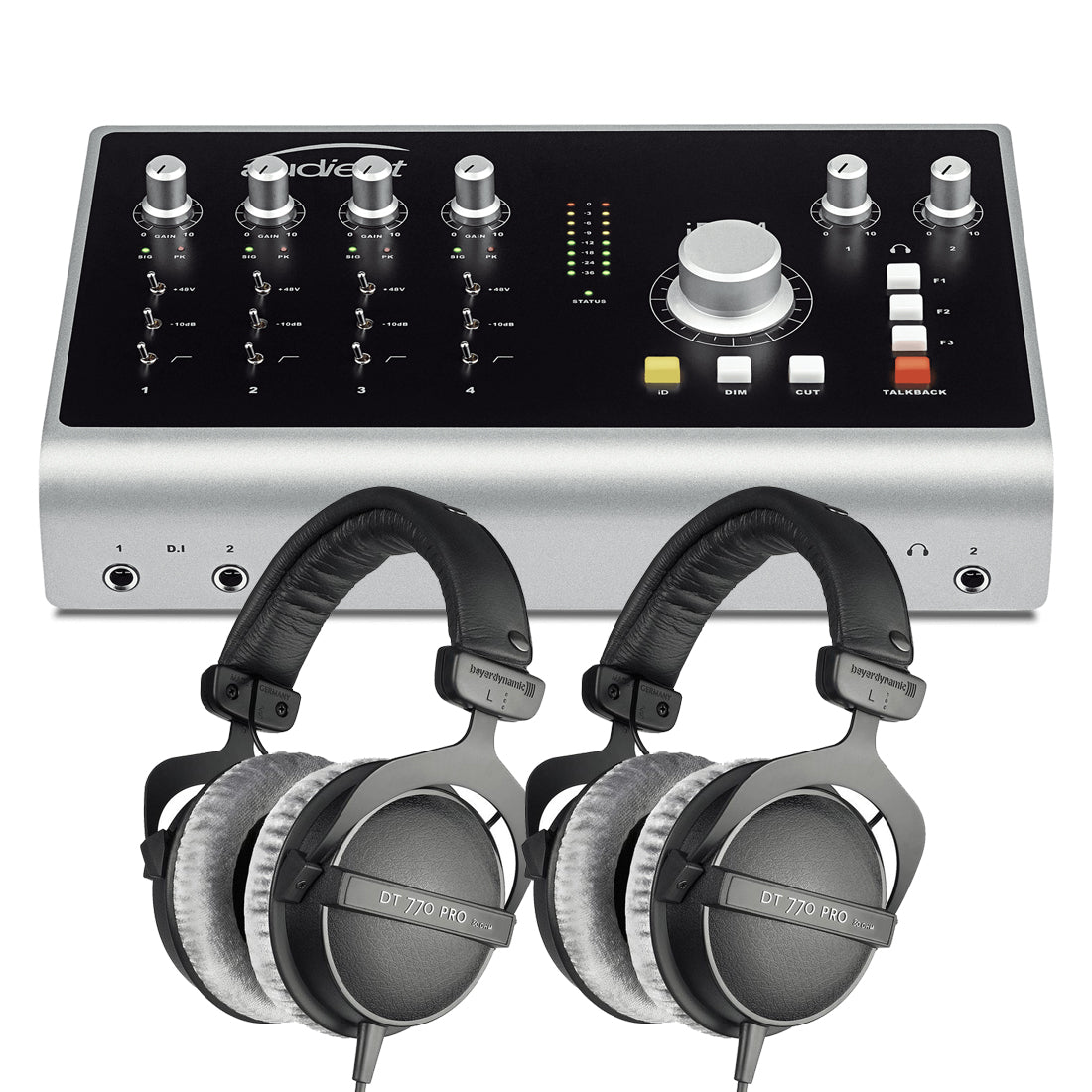 Audient iD44 USB-C 20in | 24out Audio Interface Bundle 1