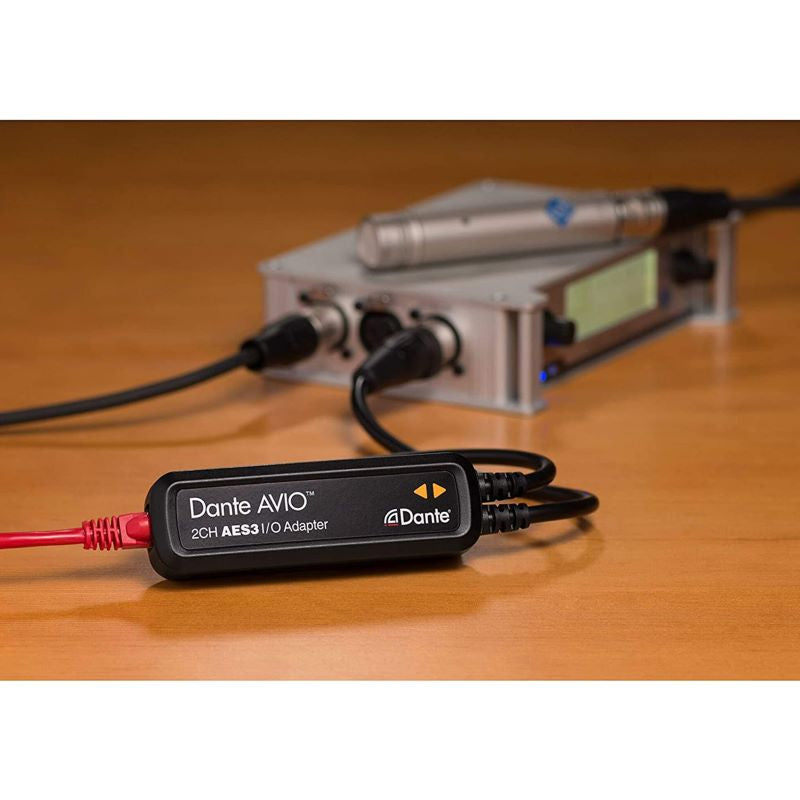 Dante AVIO AES3/EBU IO Adapter 2X2 Channel