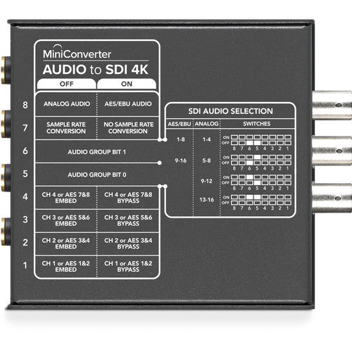 Blackmagic Design Mini Converter - SDI to Audio 4K