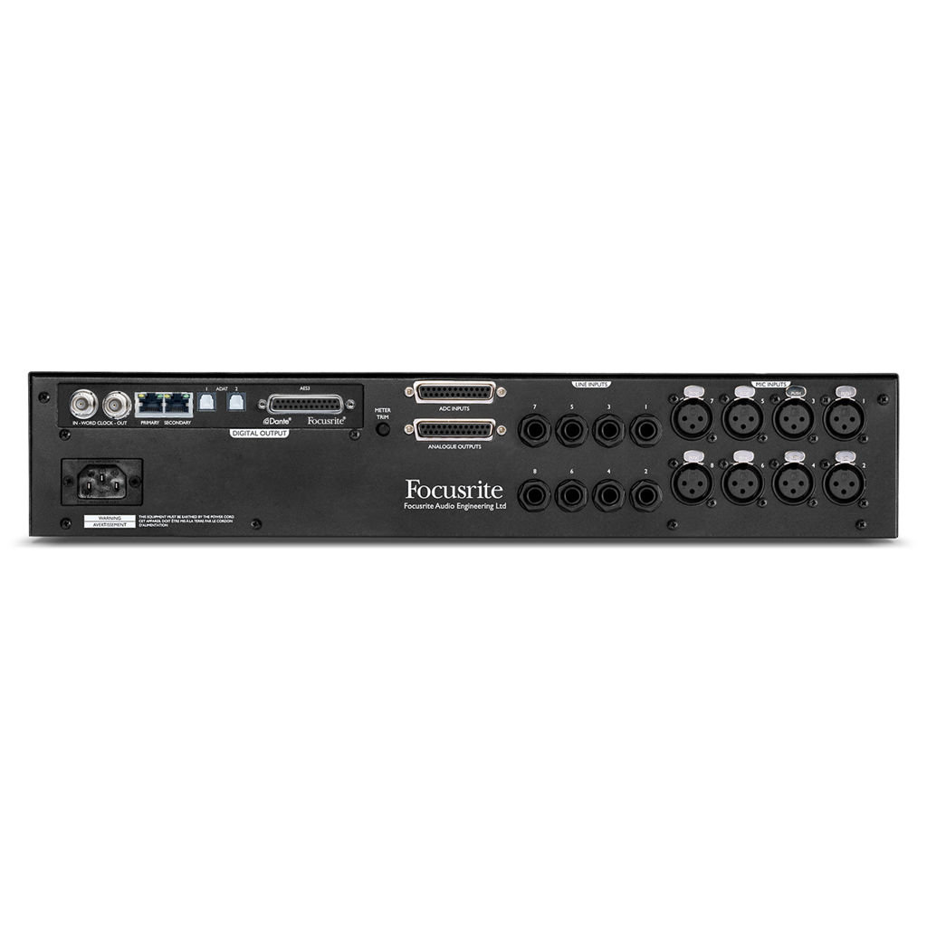 Focusrite ISA828 MKII + Dante Card