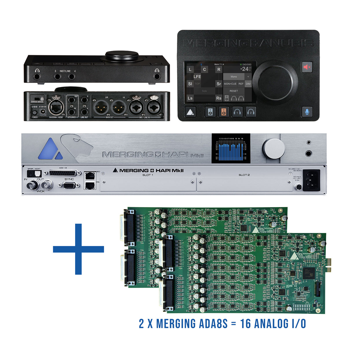 Merging Technologies Anubis Pro with HAPI MkII + ADA8S Combo - Contact us for pricing