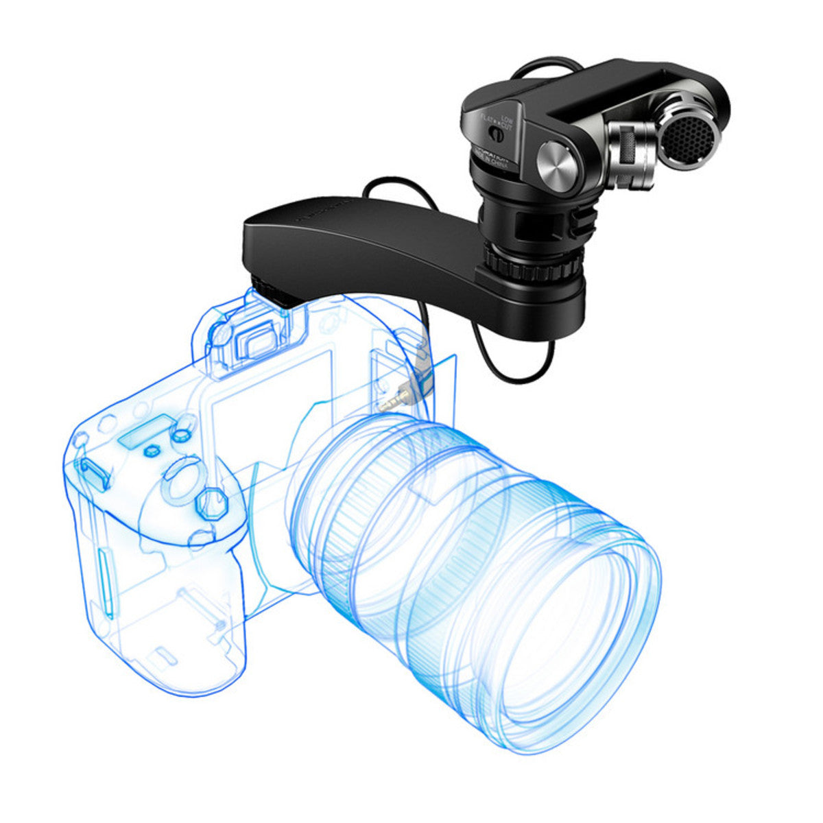 Tascam TM-2X HD Stereo Microphone for DSLR Cameras