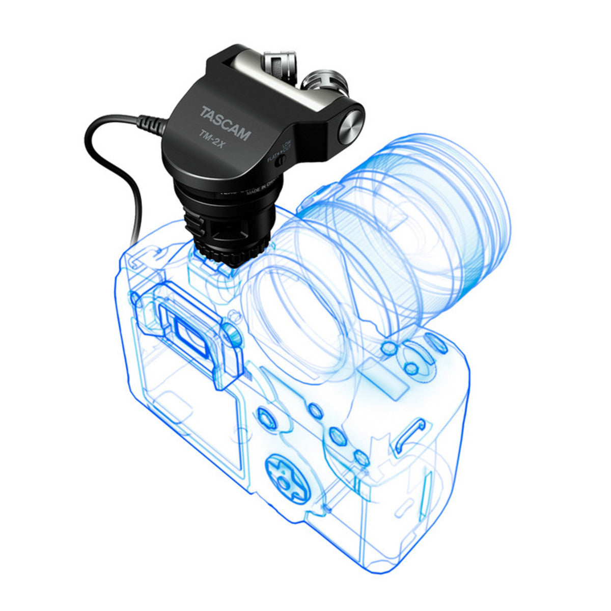 Tascam TM-2X HD Stereo Microphone for DSLR Cameras