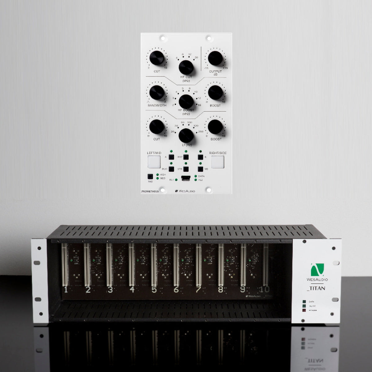 WesAudio _Prometheus 500 Series Stereo Analogue Equalizer with Digital Recall