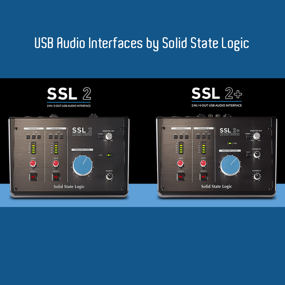 New USB Audio Interfaces by Solid State Logic