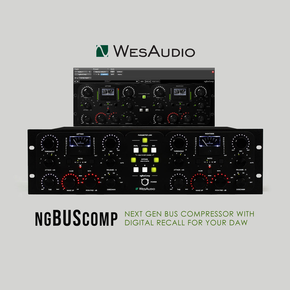 WesAudio ngBusComp Analog Bus Compressor