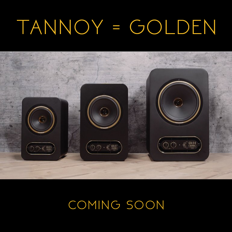 Tannoy brings back its Gold monitors for modern music producers!