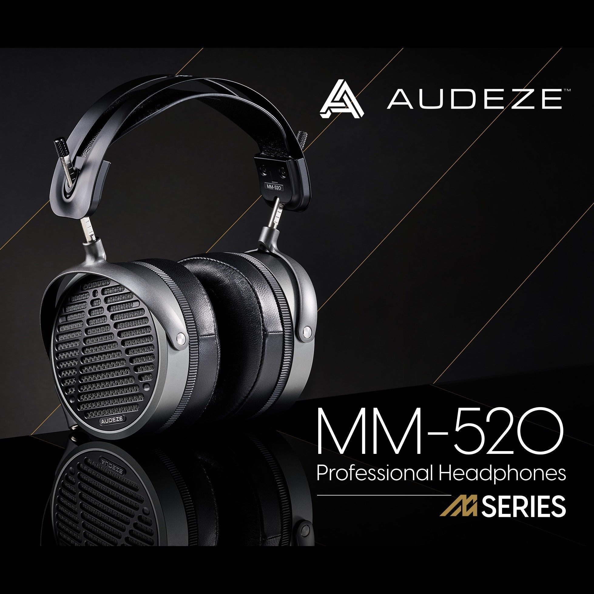 NEW Audeze MM-520 Open-Back Professional Headphones