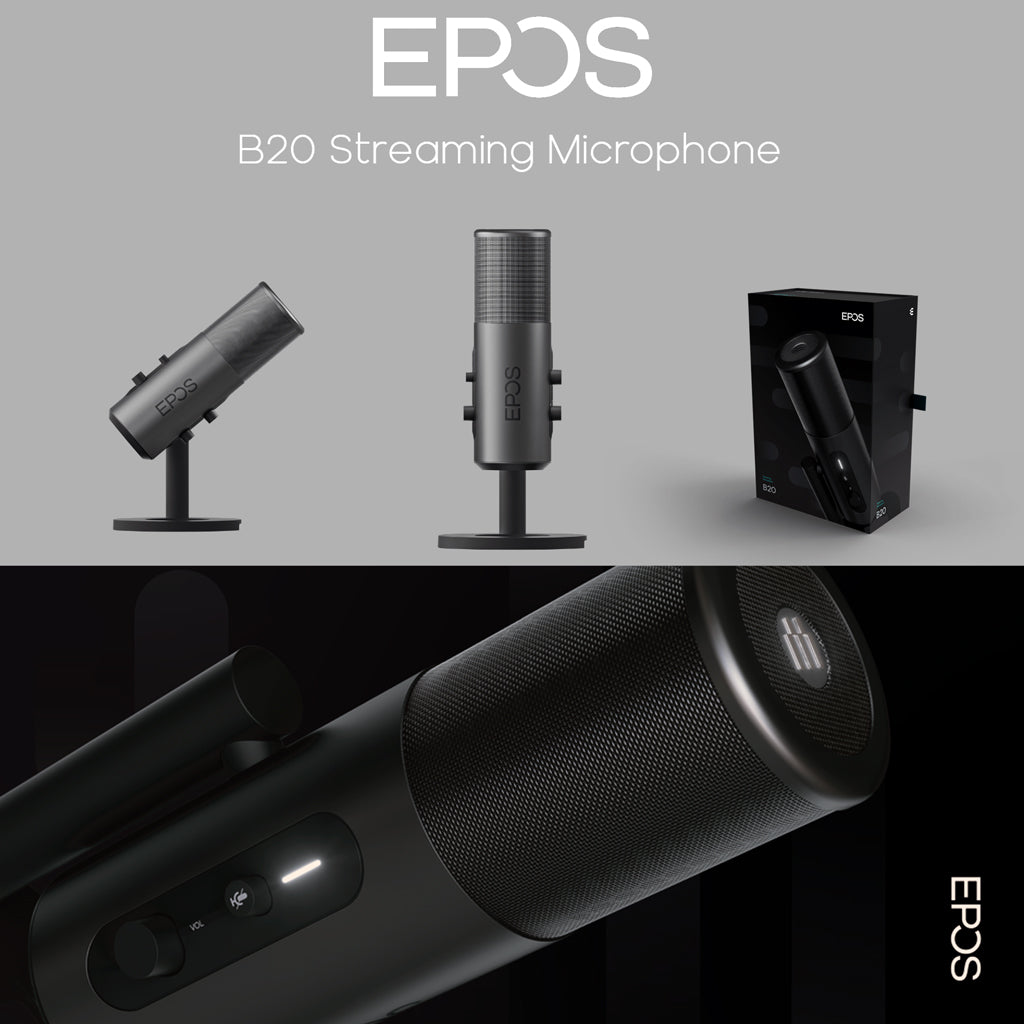 NEW - EPOS B20 Streaming Microphone from Sennheiser