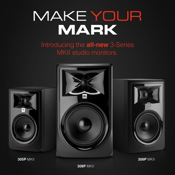 HARMAN Professional Solutions Unveils JBL 3 Series MkII Powered Studio Monitors