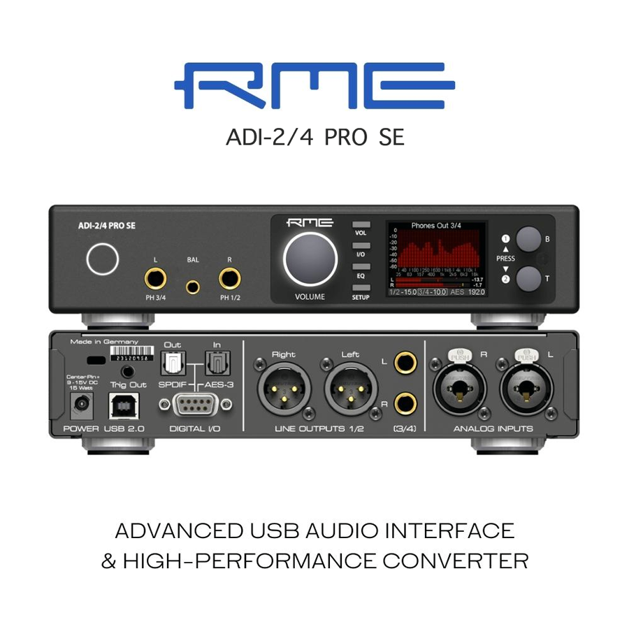 RME ADI-2/4 Pro SE - New High Performance Converter